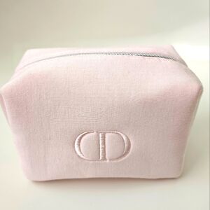 Baby Pink Christian Dior Make Up Pouch